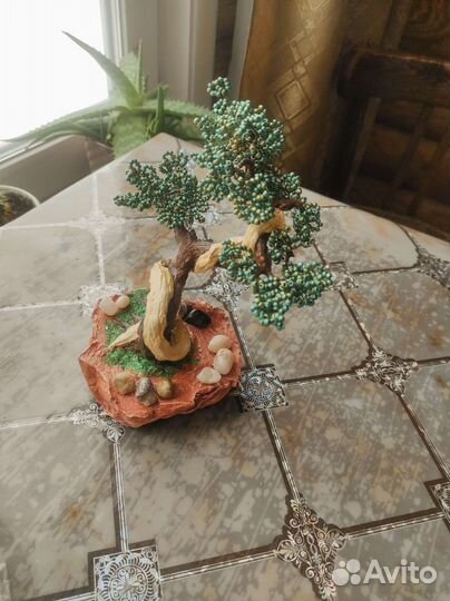 Деревья из бисера (Бонсай)