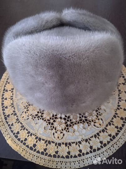Норковая шапка мужская 60 размер