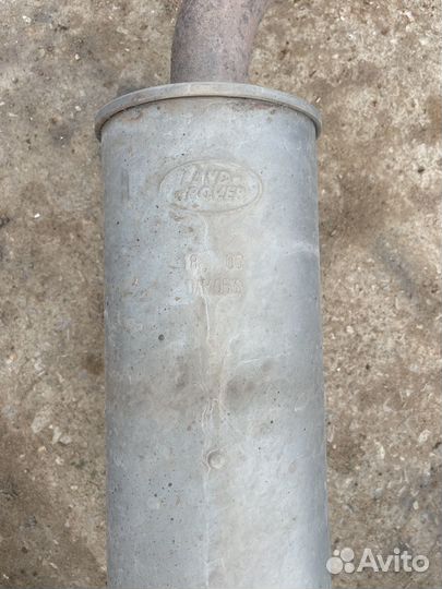 Глушитель всборе с катализаторами range rover l322