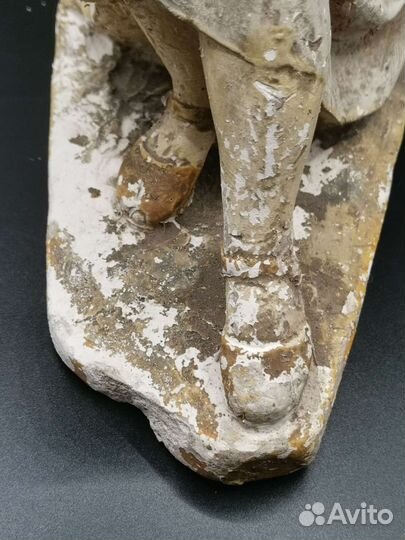 Статуэтка Скульптура Девочка с книгой Гипс СССР