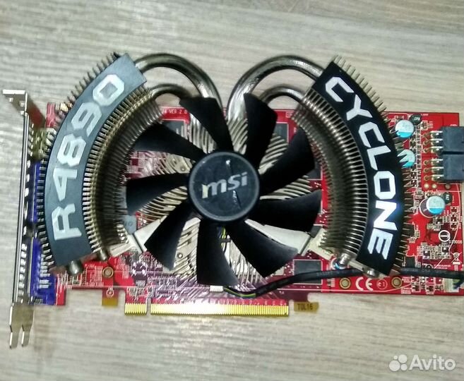 Видеокарта 4890 cyclone 1 GB, DDR 5, 256 bit