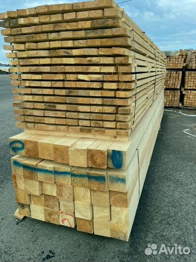 Брус обрезной 100х150х6000мм от производителя