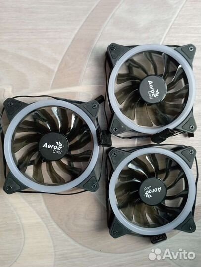 Кулера корпусные (вентиляторы) aerocool Rev blue