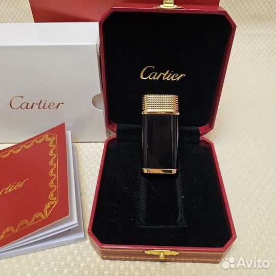 Зажигалка Cartier черный лак