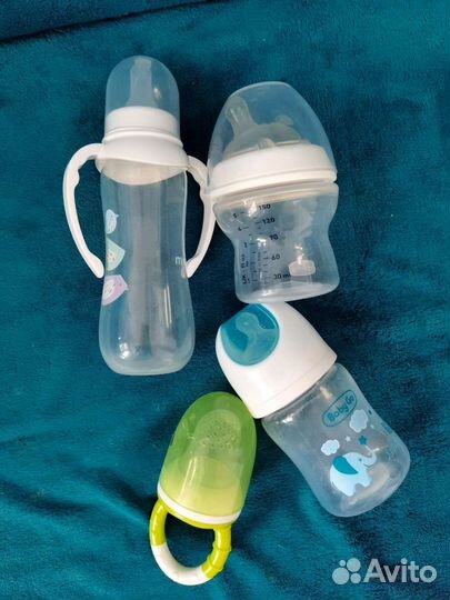 Бутылочки и ниблер