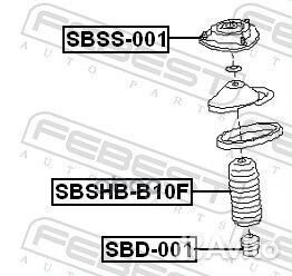 Опора переднего амортизатора sbss-001 Febest