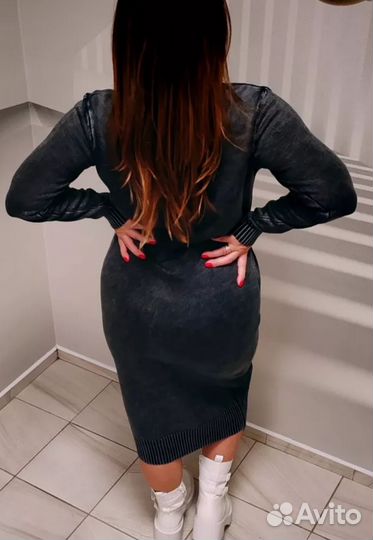 Платье варенка вязанное