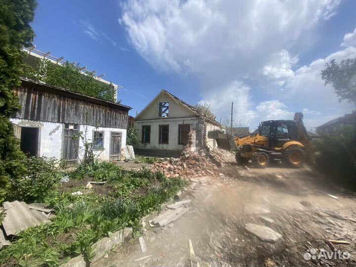 Снос дома и вывоз мусора