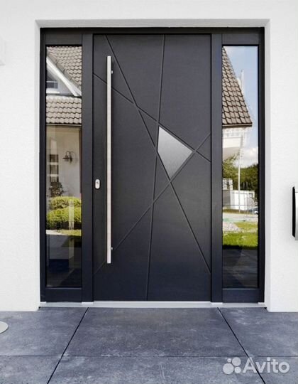 Парадная уличная дверь с термо