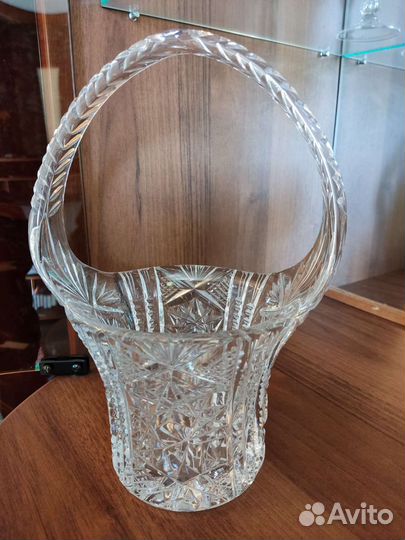 Хрустальная конфетница СССР