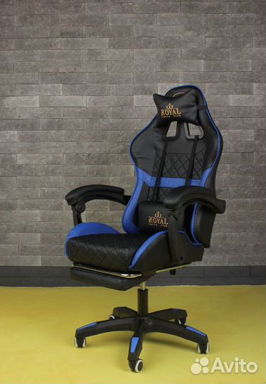 Компьютерное игровое кресло геймерское с массажем