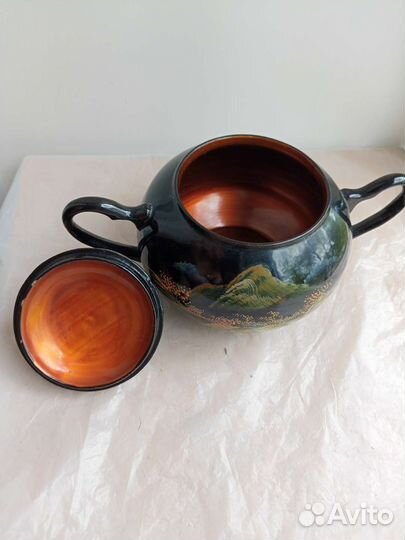 Китайский чайный деревянный сервиз. Остатки