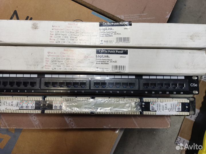 Patch Panel CAT 5E сетевое оборудование