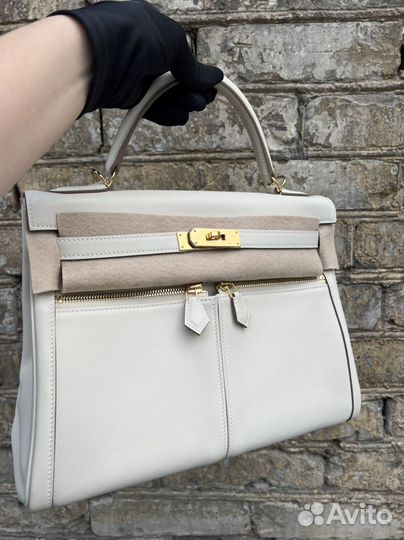 Сумка Hermes Lakis craie 32