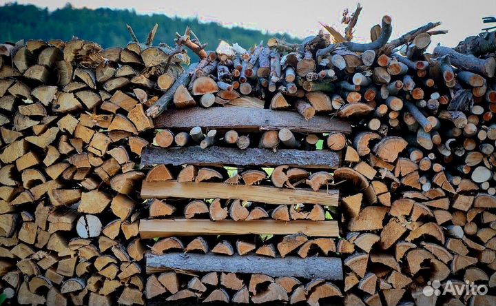Дрова березовые колотые