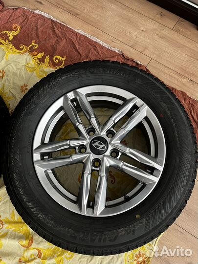 Диски Hyundai 5x114.3 R16 с резиной Yokohama