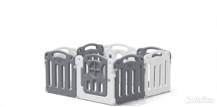 Манеж unix Kids Classic 126x120 Grey