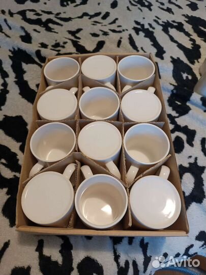 Кружки белые