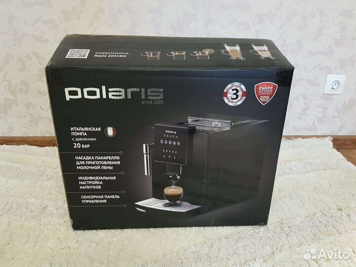 Кофемашина Polaris pacm 2041SW