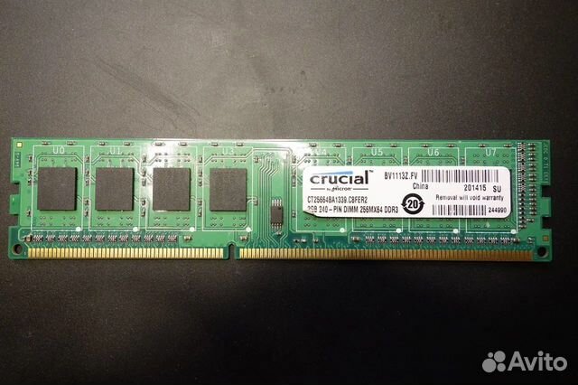 Оперативная память 2Gb, 4Gb DDR3