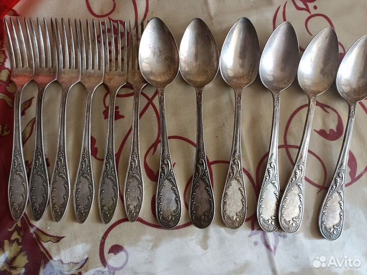 Ложки СССР мельхиор Кольчугино