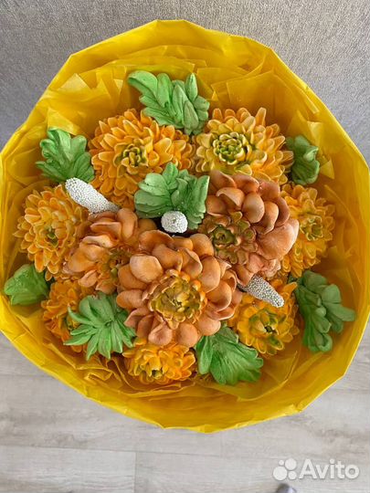 Сладкие букеты из зефира