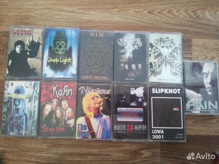 Зарубежный рок - аудио кассеты