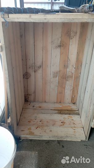 Контейнер / вольер/ящики деревянные с крышками