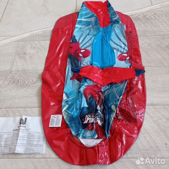 Надувной скутер для детей Спайдер Мен