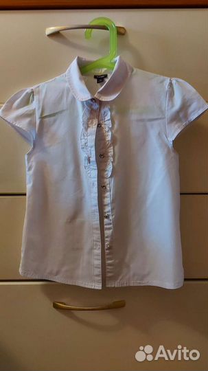 Блузка белая для девочек