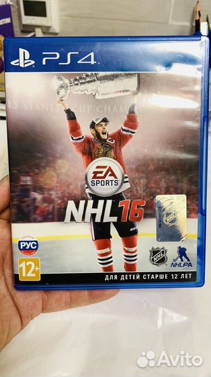 Диск NHL 16 ps4 (русский язык)
