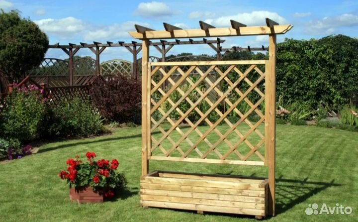 Кашпо для высоких цветов