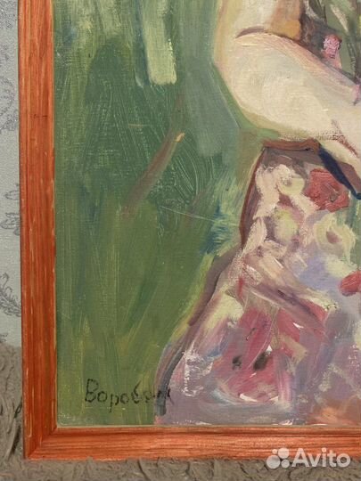 Картина Воробьева Н.Д 63х53 Портрет девушки
