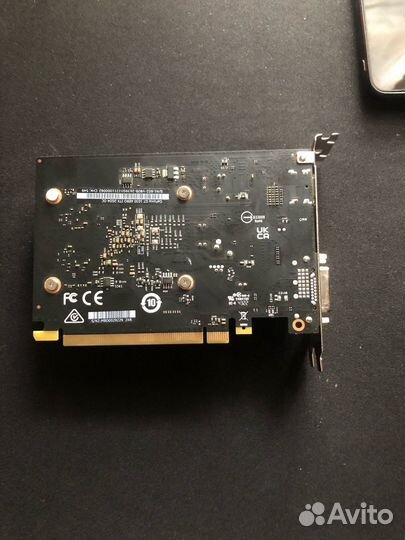 Видеокарта MSI nvidia GeForce GT 1030 2гб