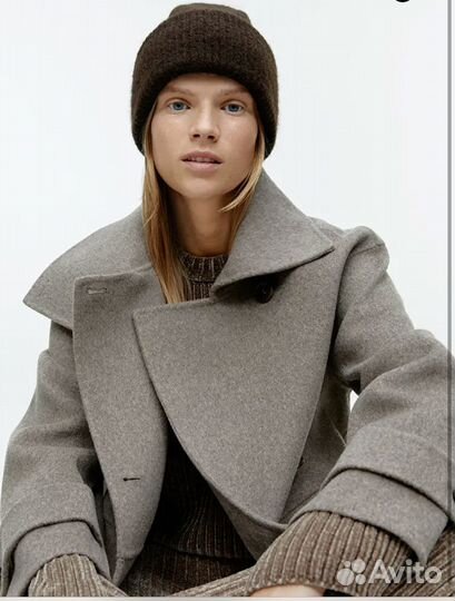 Arket шапка новая меринос альпака