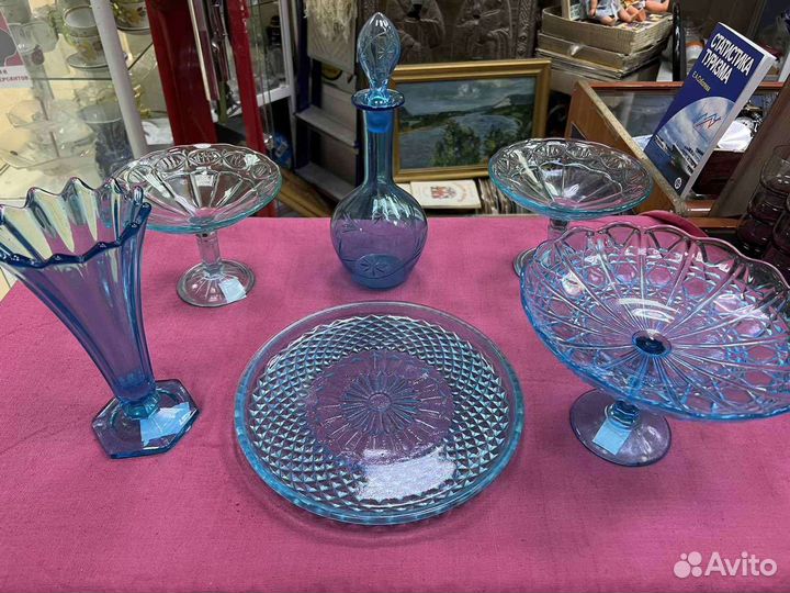 Красивый набор СССР. стекло