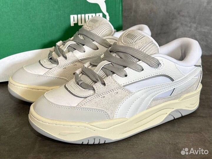 Кроссовки мужские/кеды puma 180 tones white