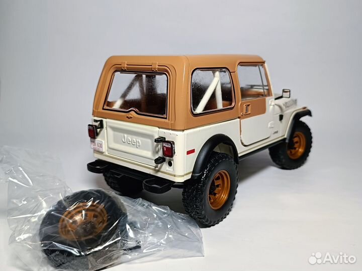 1979 Jeep CJ-7 Golden Eagle Dixie 1:18 Greenlight