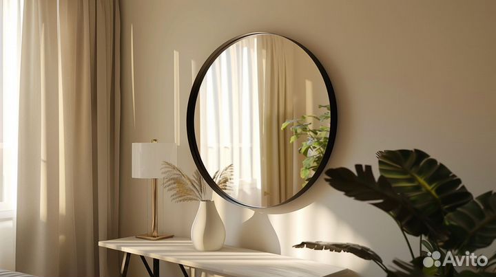 Зеркало полукруглое
