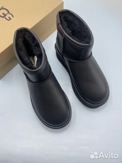 Ugg женские на платформе кожаные