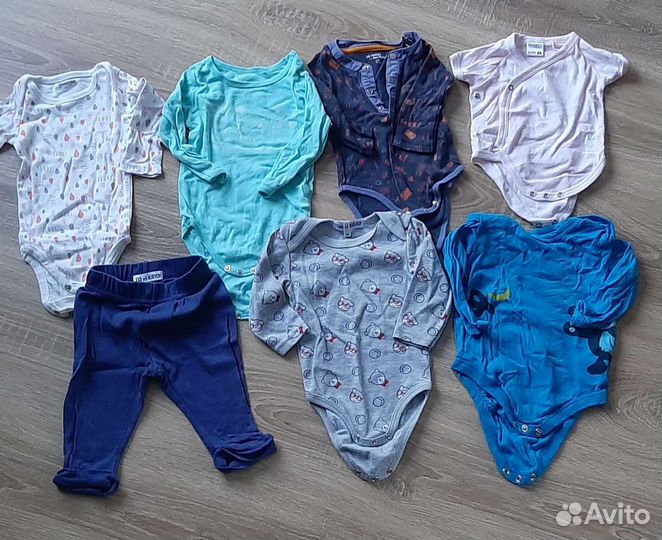 Детские вещи пакетом (от 0 до 12 мес)