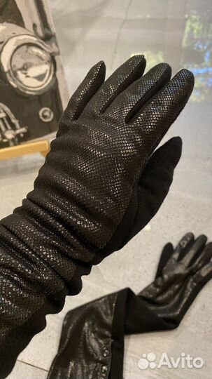 Перчатки женские длинные теплые