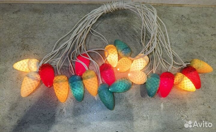 Электрогирлянда Лесная сказка Шишки СССР