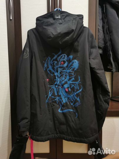 Куртка анорак сноубордический женский