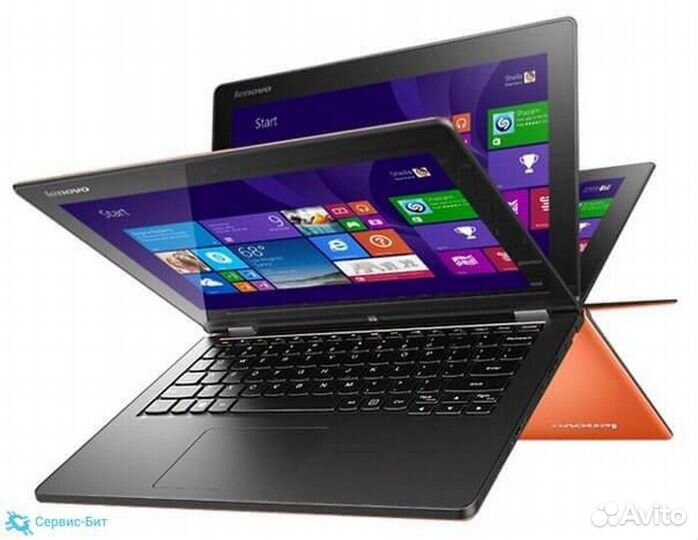 Ноутбук трансформер, Lenovo, 4х ядерный, 4GB Ram