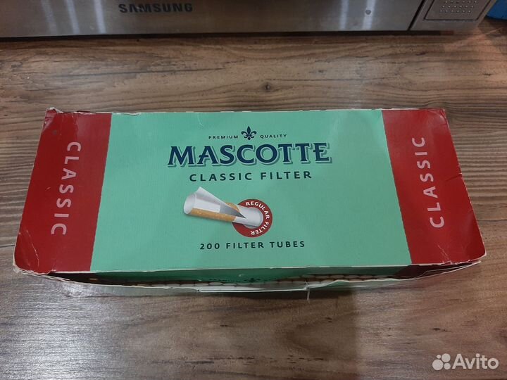 Гильзы для сигарет Mascotte classic filter 200