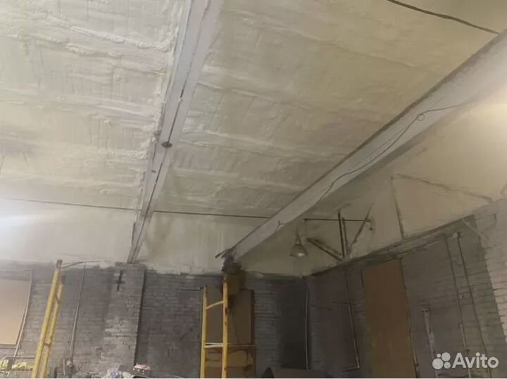 Утепление пеноизолом