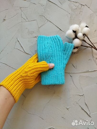 Митенки ручной работы