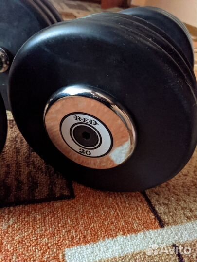 Гантели разборные 40 кг (20 кг х 2)