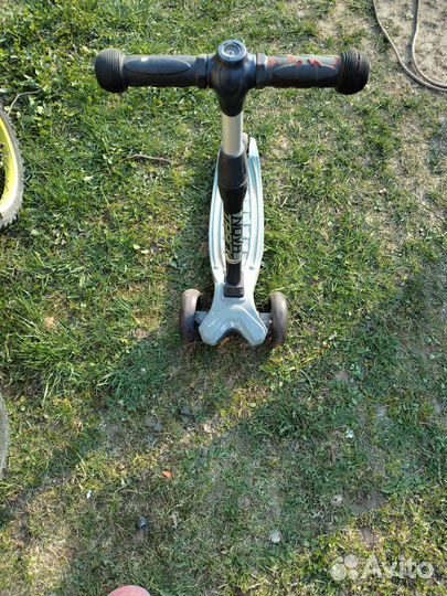 Самокат детский трехколесный бу